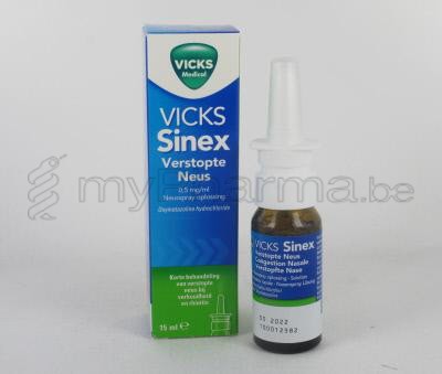 VICKS SINEX ALOE 0,05% 15 ML NEUSSPRAY                   (geneesmiddel)